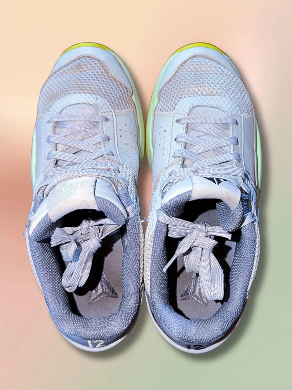 Nike Ja 1 GS 5Y Light Smoke Grey Volt DX2294-003 Basketball Shoes